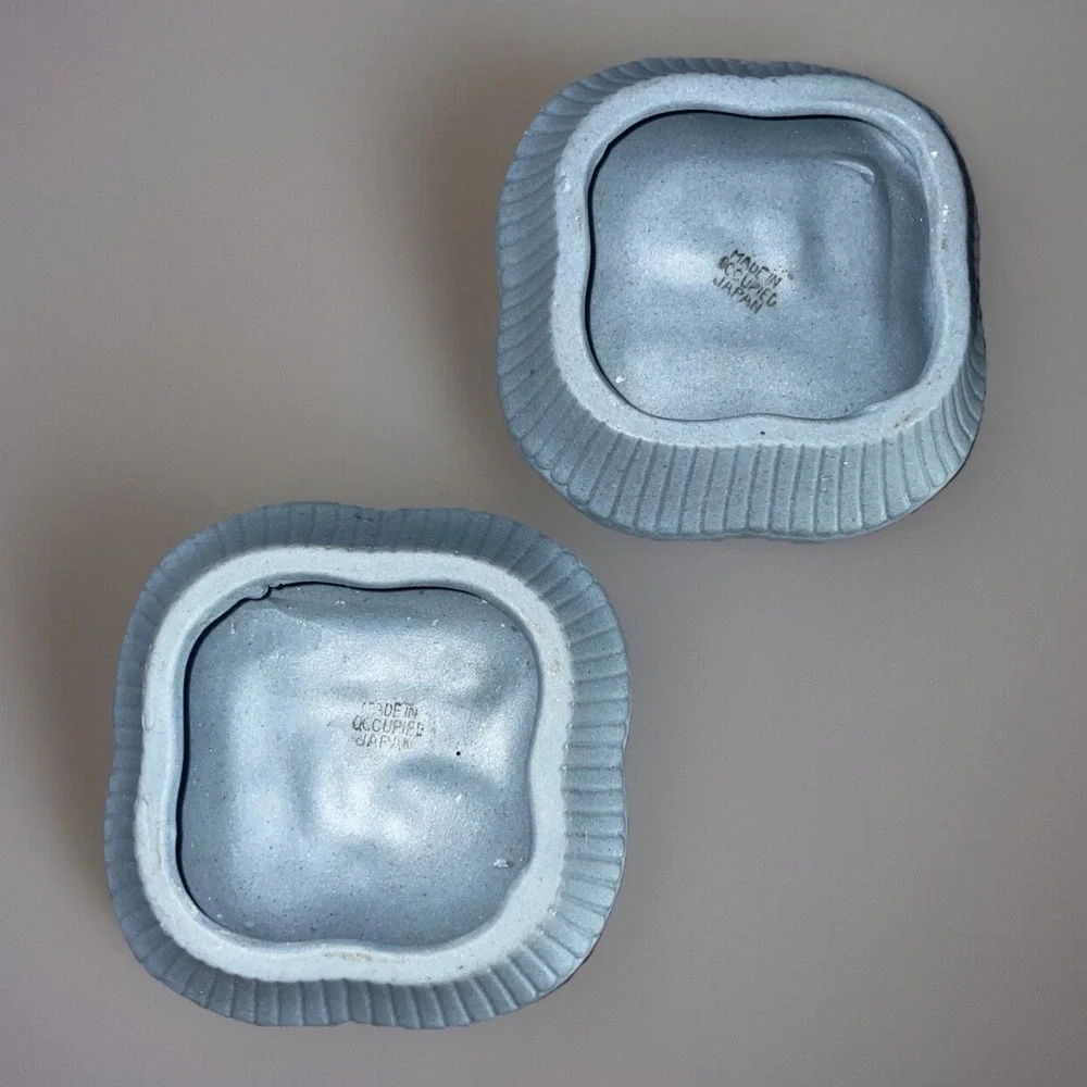 Wedgewood Style Vintage Made in Occupied JAPAN Trinket Dish/Ashtrays -‎ 2